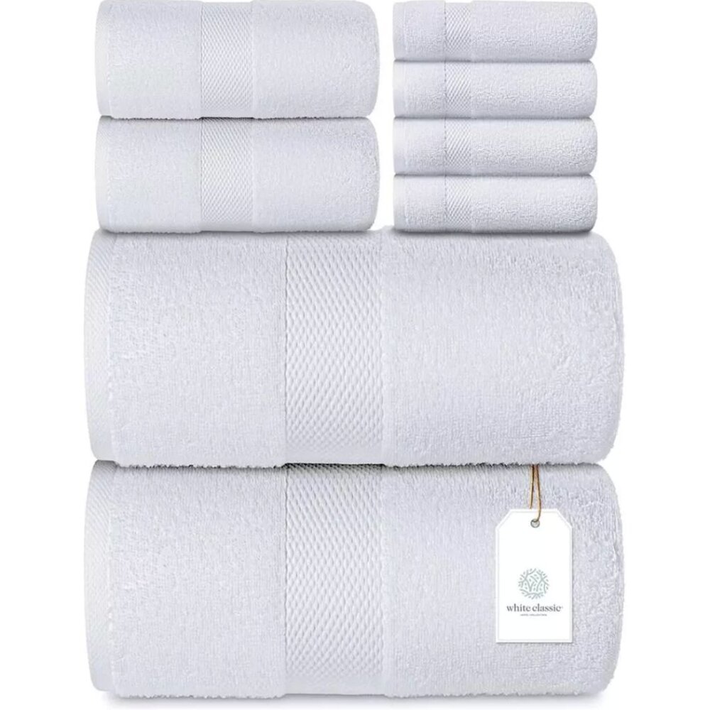 Brand New 8-Piece Cotton Towel Set